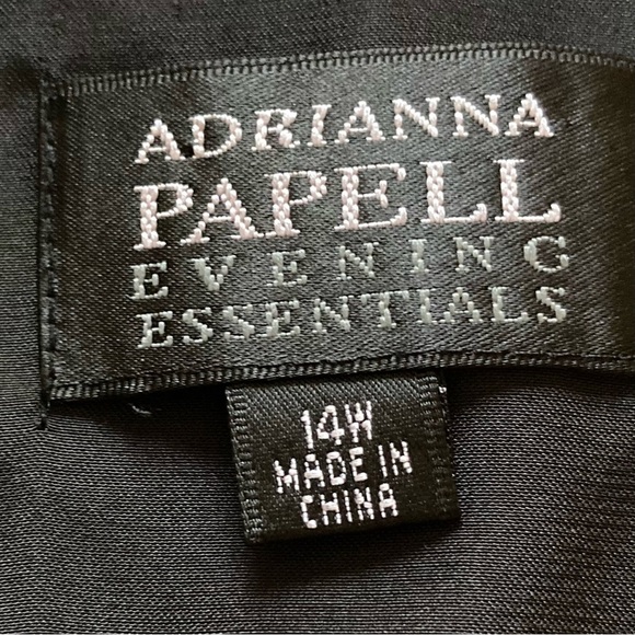 Adrianna Papell Evening Essentials Black Sequin Midi Skirt - Picture 2 of 13